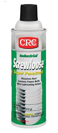 美国CRC03060 Screwloose ® Super Penetrant 超级渗透松锈剂,漆雾凝聚剂,乐泰胶