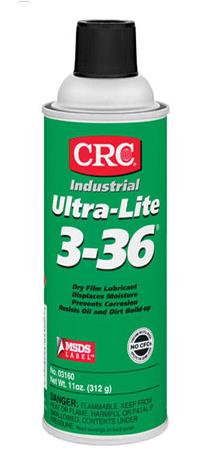 CRC03160 Ultra-Lite 3-36 超薄膜润滑防锈剂,薄膜防锈油,可剥涂料