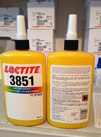 3851紫外线固化胶粘剂,LOCTITE,探伤剂